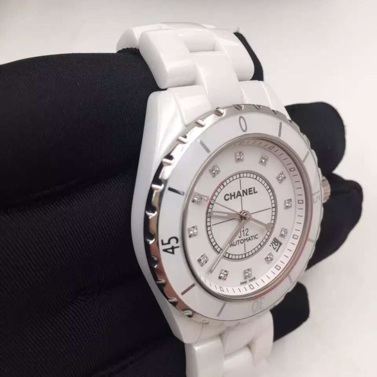 chanel香奈儿j12白色陶瓷机械腕表