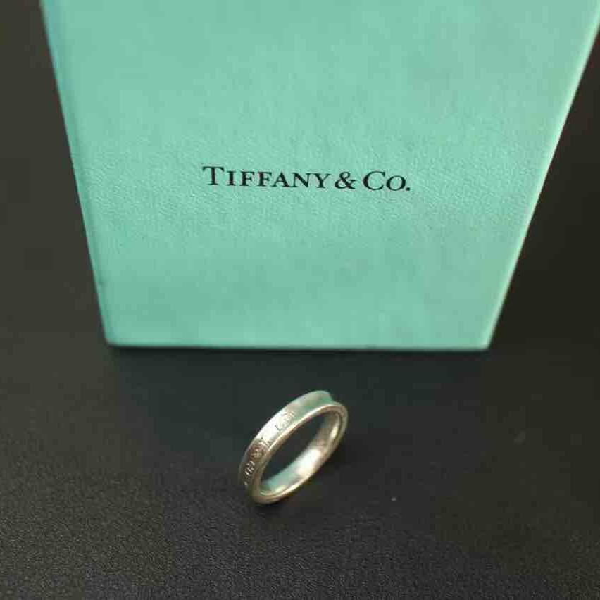 tiffany蒂芙尼1837系列925纯银戒指