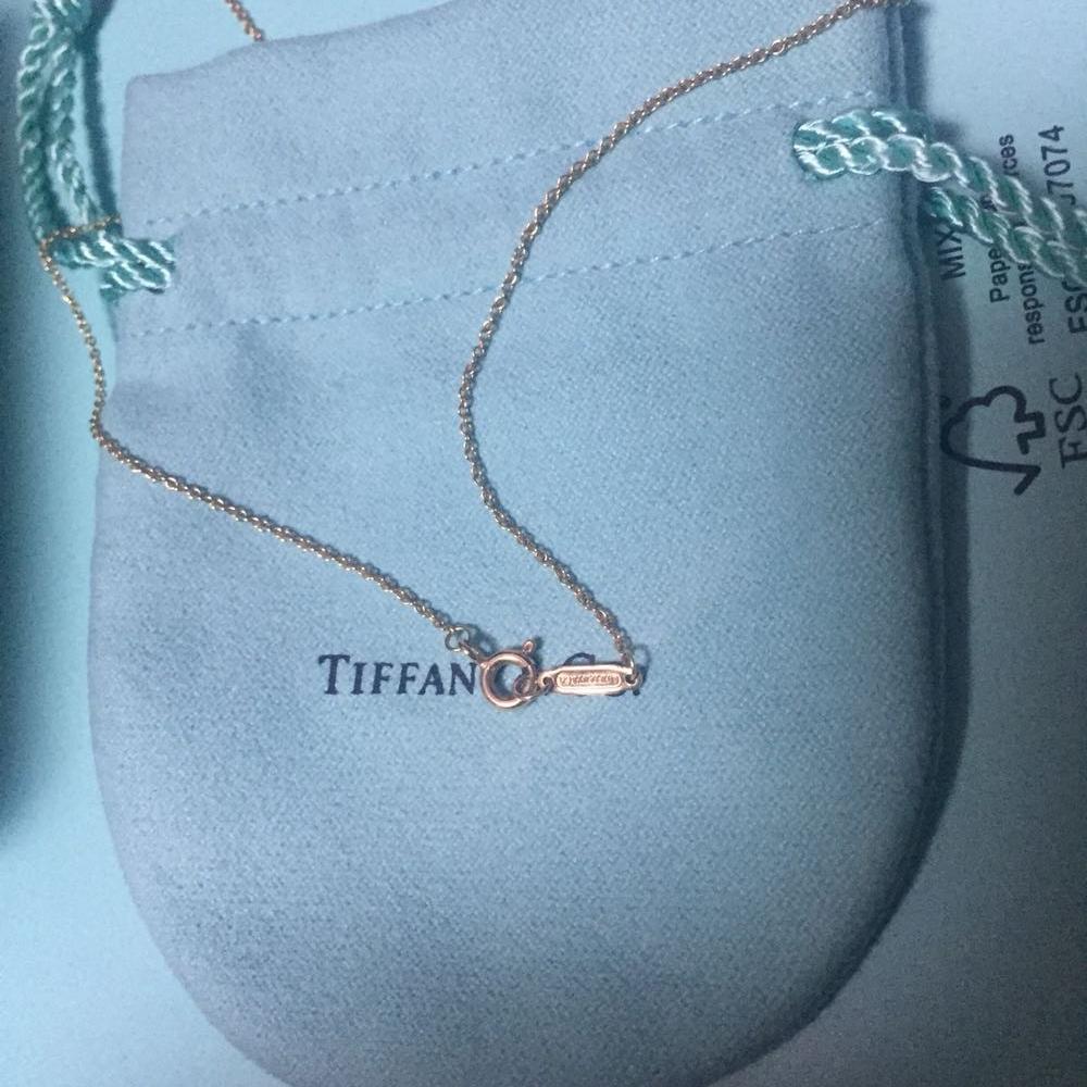 tiffany蒂芙尼18k中国结钥匙项链