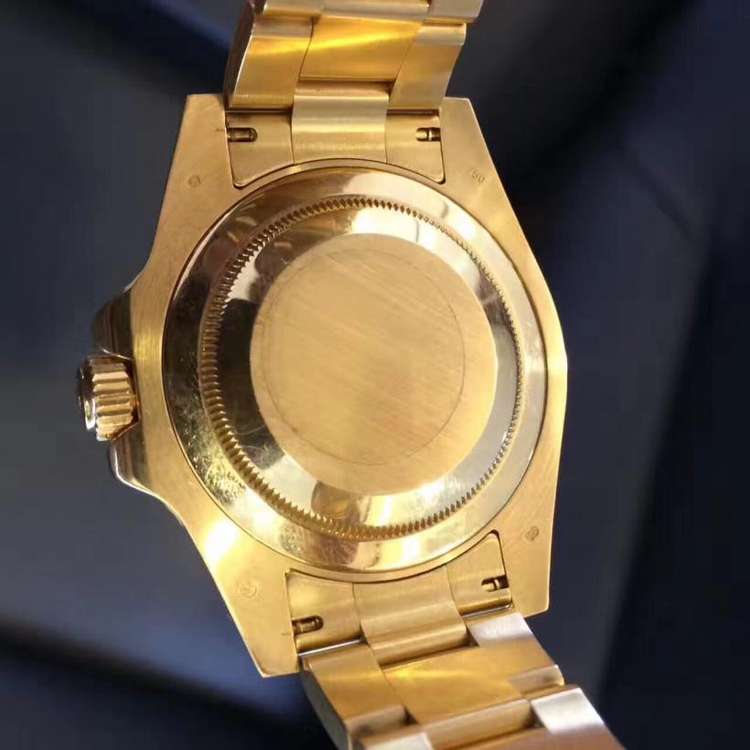 rolex劳力士格林尼治116718黑盘全金40表径黄金手表