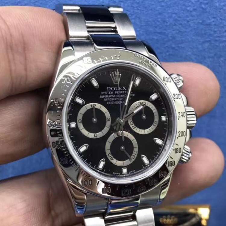 rolex劳力士迪通拿系列116520黑面钢迪腕表