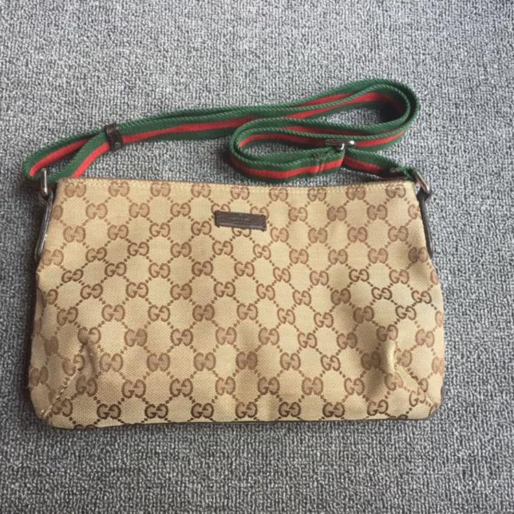 gucci 古驰帆布包经典款