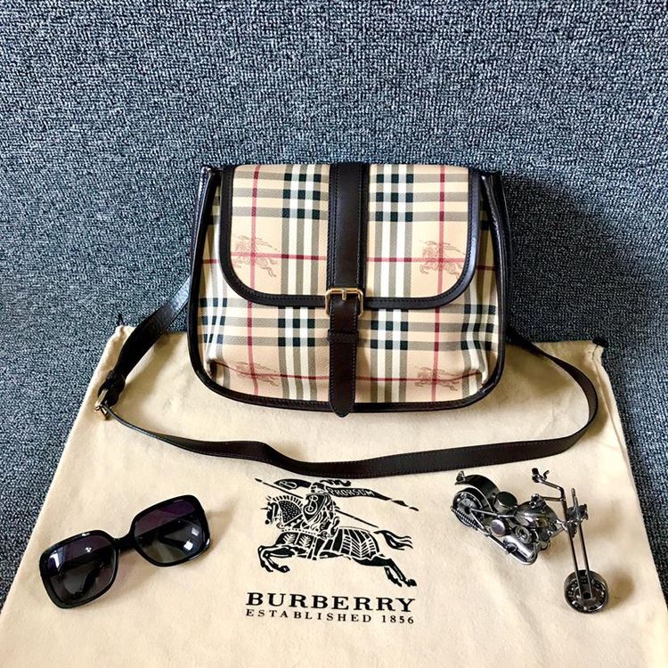 burberry 博柏利 burberry巴宝莉战马格纹单肩斜挎包