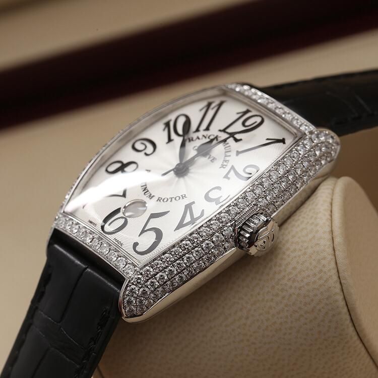 franck muller 法兰克穆勒自动机械男表镶钻