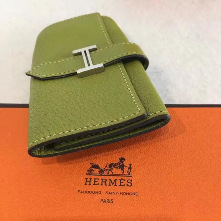 hermès 爱马仕绿色钥匙包