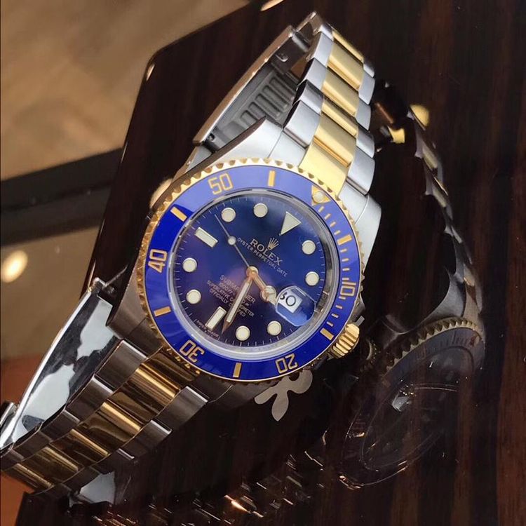 rolex 劳力士潜航者型116613lb-97203间金蓝腕表