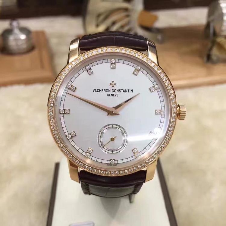 vacheron constantin 江诗丹顿钻石表圈钻石刻度腕表