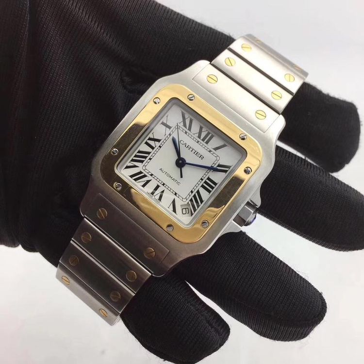 cartier 卡地亚桑托斯/山度士男女通表自动机械w20099c4中号c4