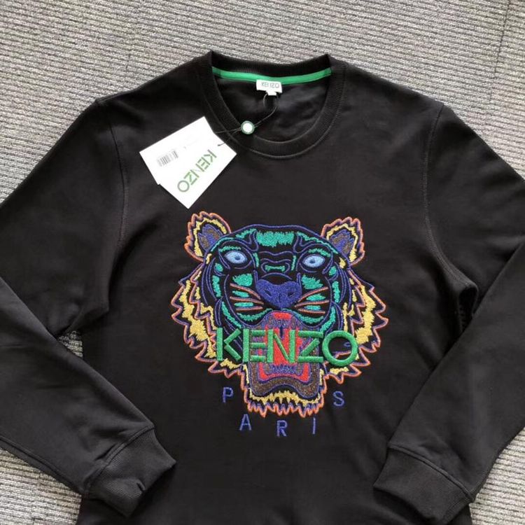 kenzo 高田贤三重工刺绣虎头卫衣