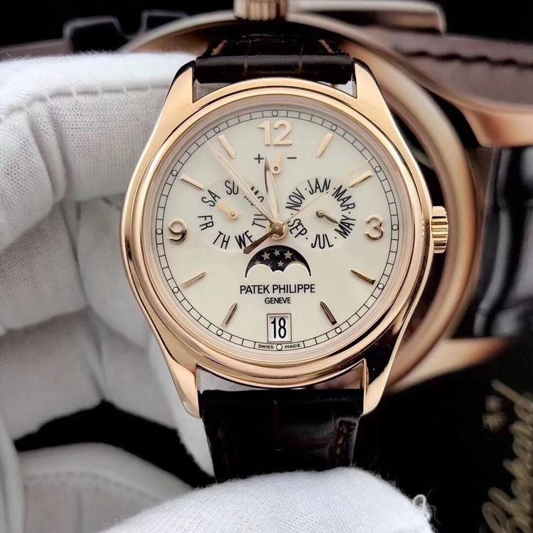 patek philippe 百达翡丽5146r玫瑰金男士机械表