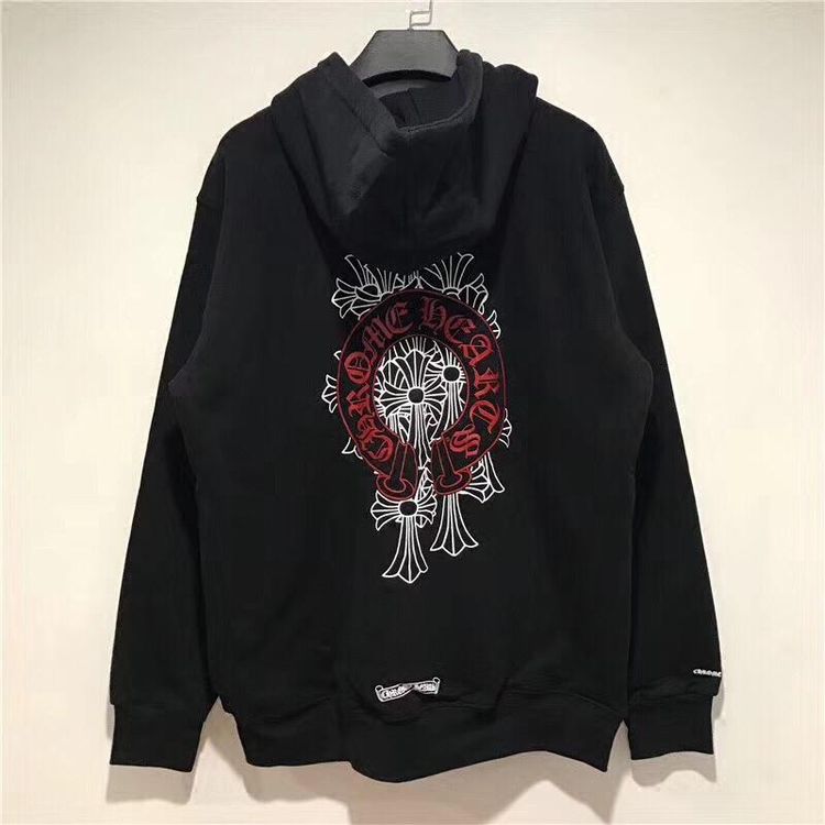 chrome hearts 克罗心红马蹄拉链外套