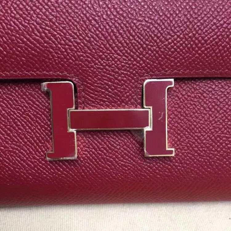 hermès 爱马仕石榴红手包