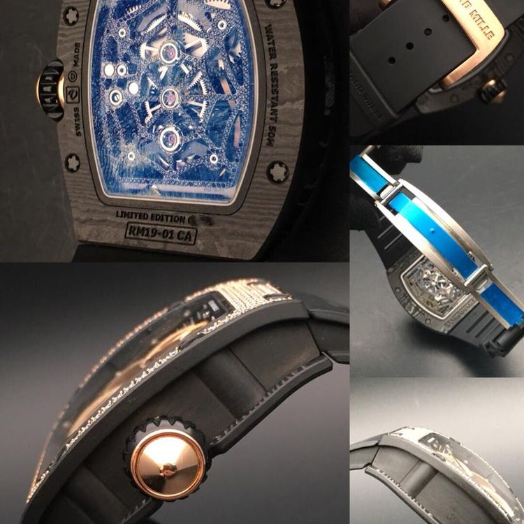 richard mille 理查德米勒rm19-01 蜘蛛陀飞轮机械表