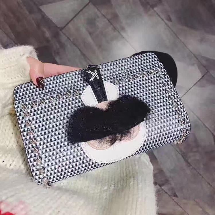 fendi 芬迪老佛爷woc链条包