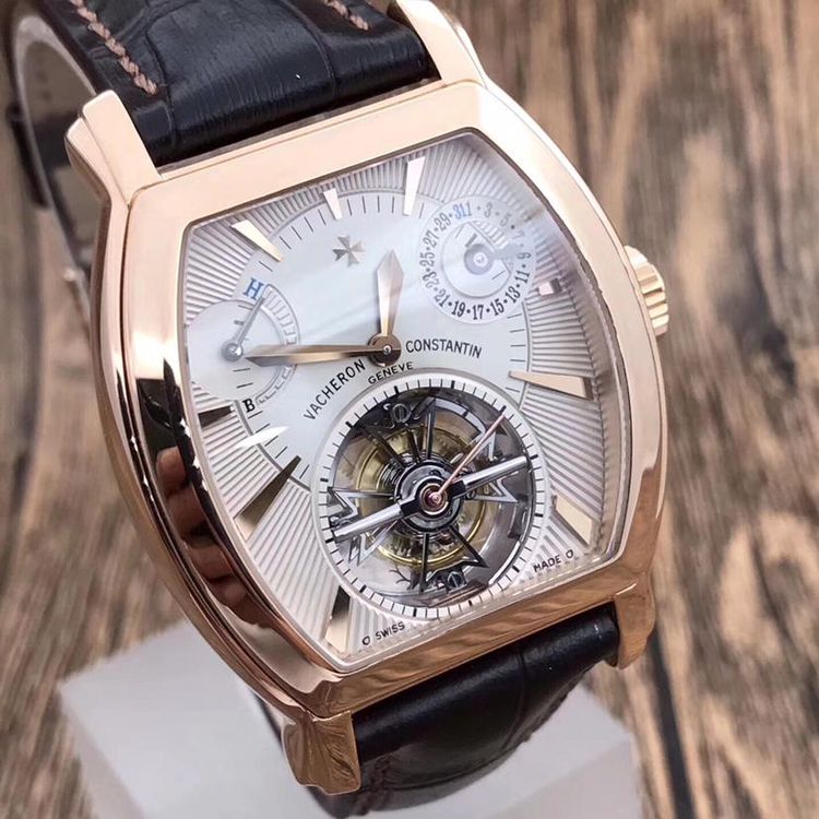 vacheron constantin 江诗丹顿玫瑰金陀飞轮机械腕表