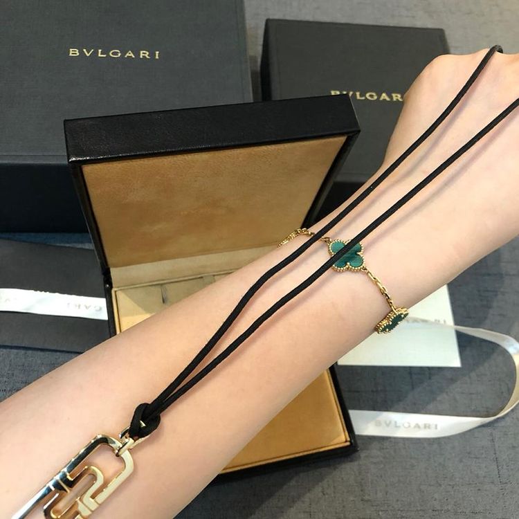 bvlgari 宝格丽18k黄金男士项链