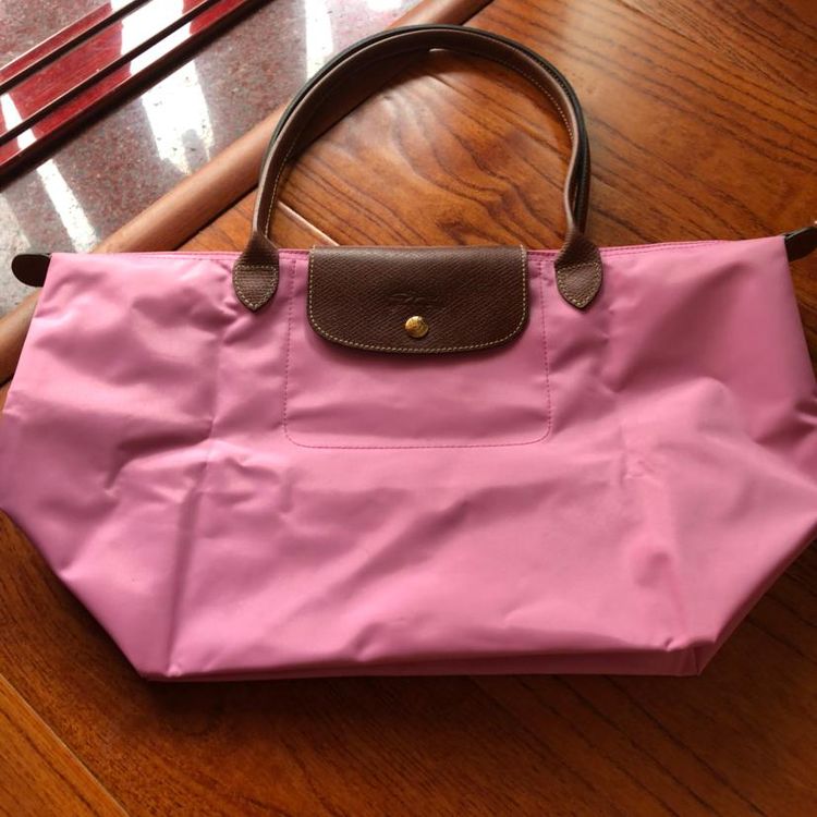 longchamp 珑骧粉色单肩包