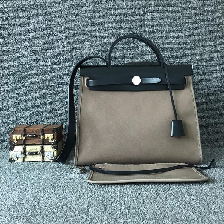 hermès 爱马仕大象灰herbag31单肩包