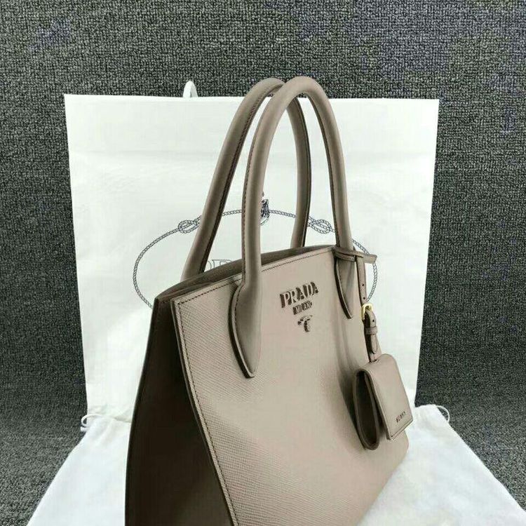 prada 普拉达saffiano city系列女士手提包