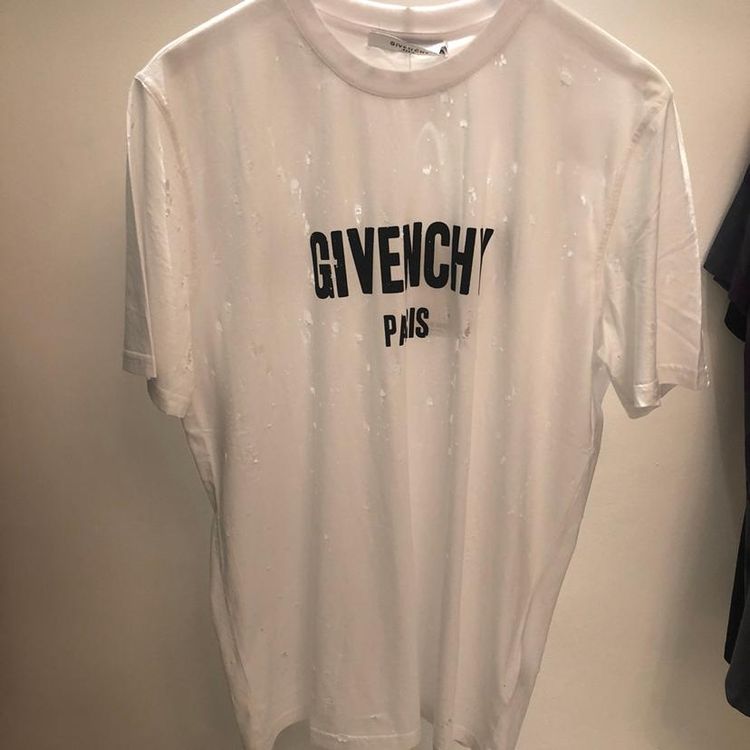 givenchy 纪梵希白色小破洞短袖