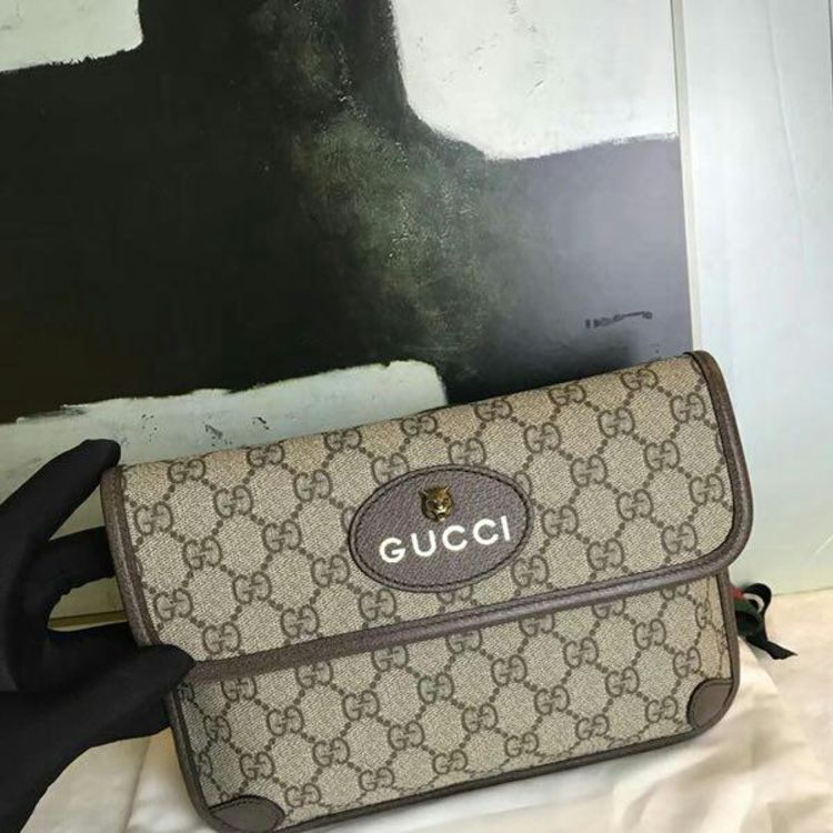 gucci 古驰小虎头豹子头腰包