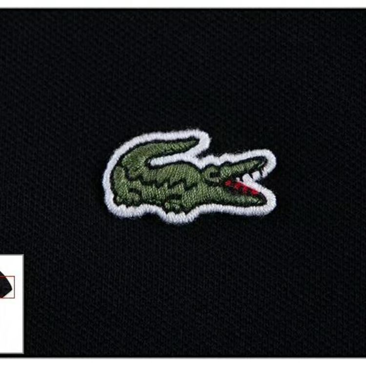 lacoste 鳄鱼经典小标logo翻领短袖