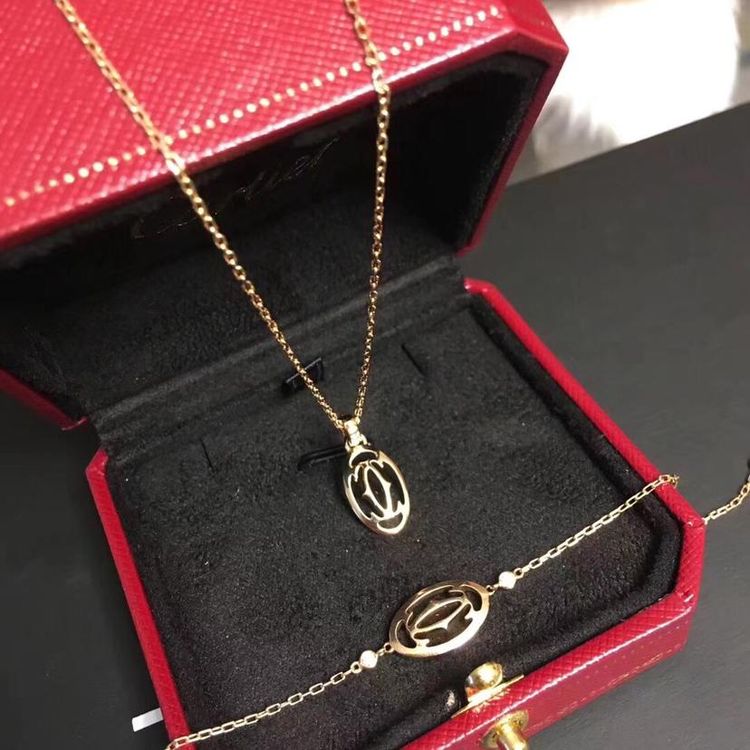 cartier 卡地亚logo cartier项链