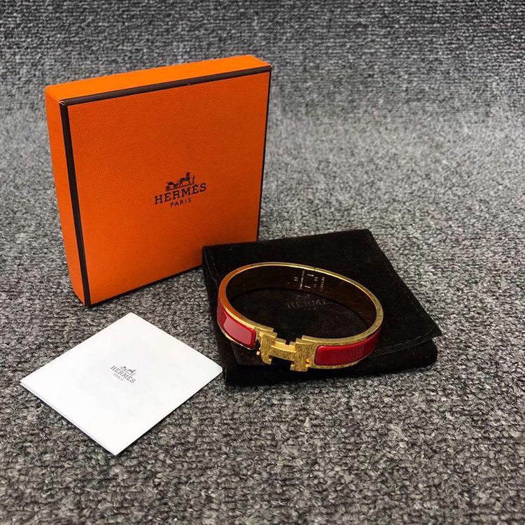 hermès 爱马仕红金手镯