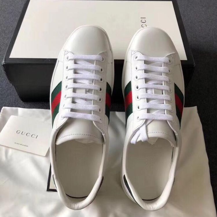 gucci 古驰绿红绿休闲鞋