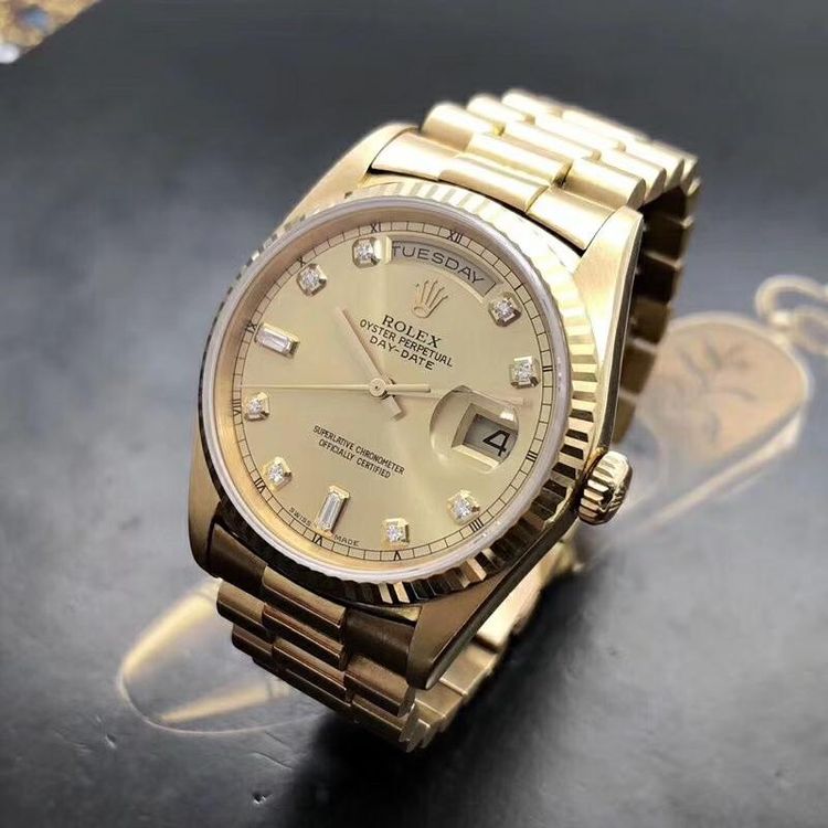 rolex 劳力士18238黄金机械腕表