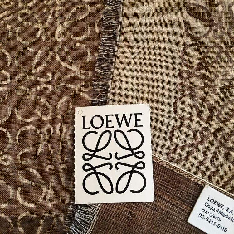 loewe 罗意威经典logo围巾