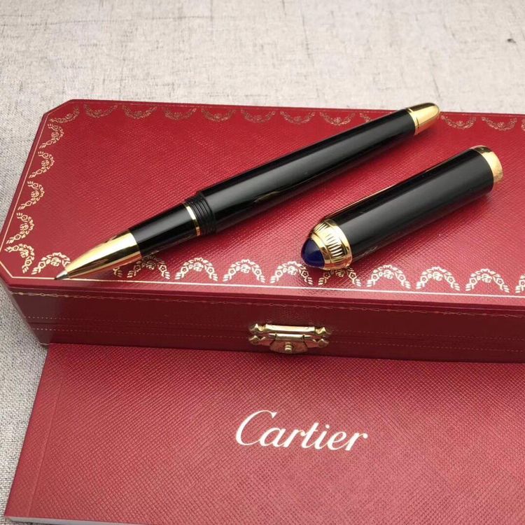 cartier 卡地亚 全新卡地亚roadster系列黑金签名笔套装