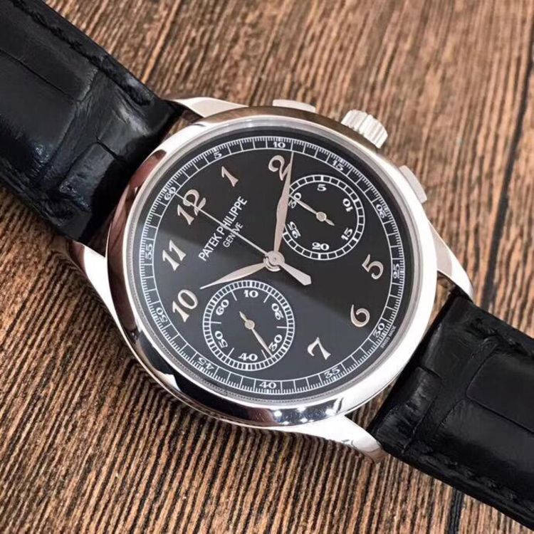 patek philippe 百达翡丽复杂功能计时5170g白金计时手动机械男士手表