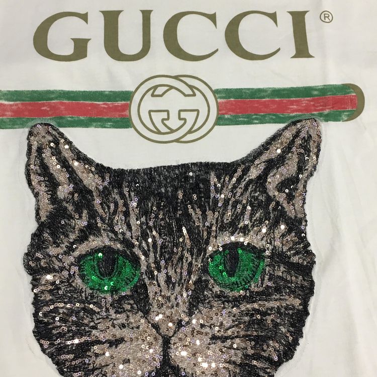 gucci 古驰猫t恤