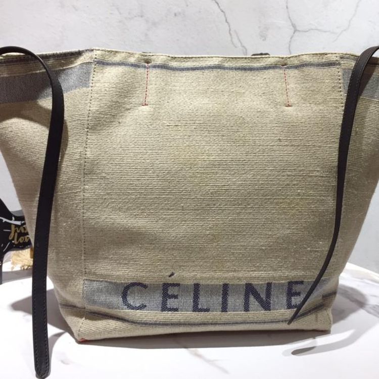 celine 赛琳帆布手提包