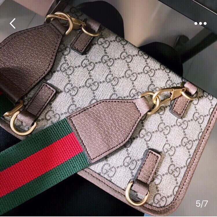 gucci 古驰虎头腰包