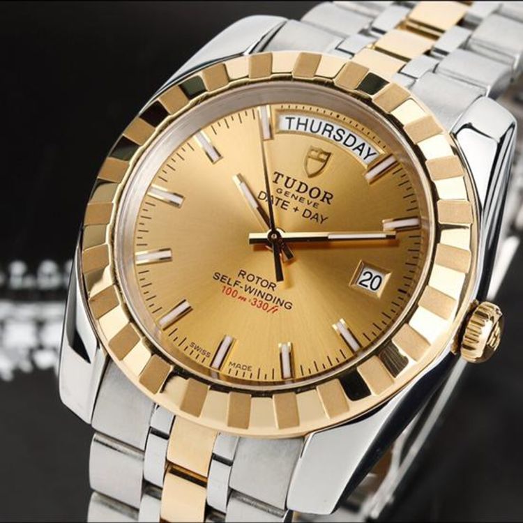 tudor 帝舵经典系列18k黄金精钢自动机械腕表