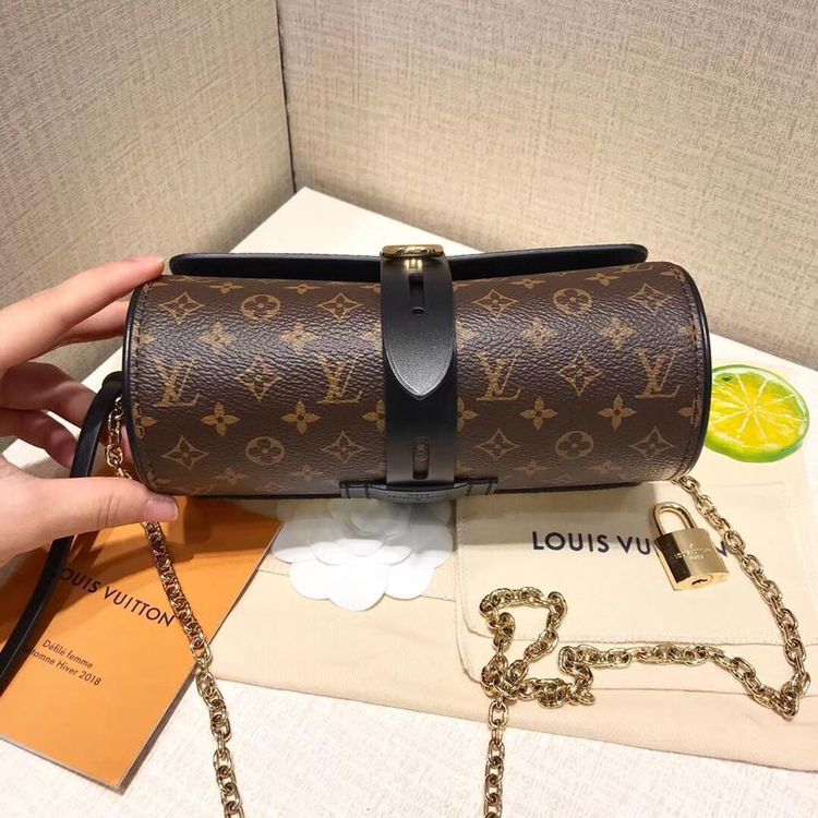 louis vuitton 路易·威登老花笔筒单肩包