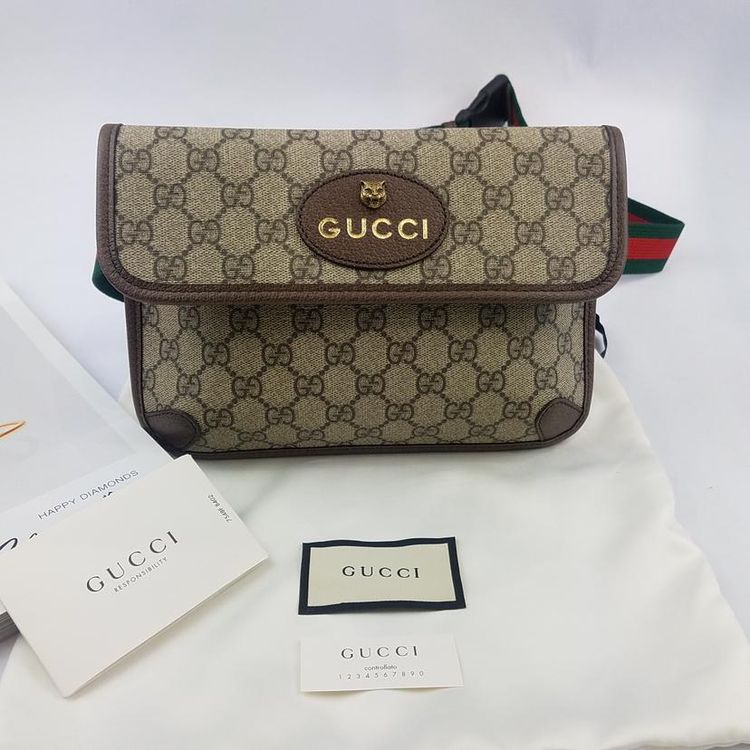 gucci 古驰虎头腰包