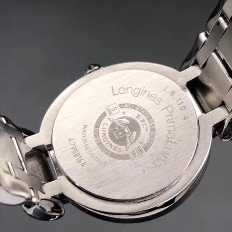 longines 浪琴心月系列珍珠贝母带钻石英腕表