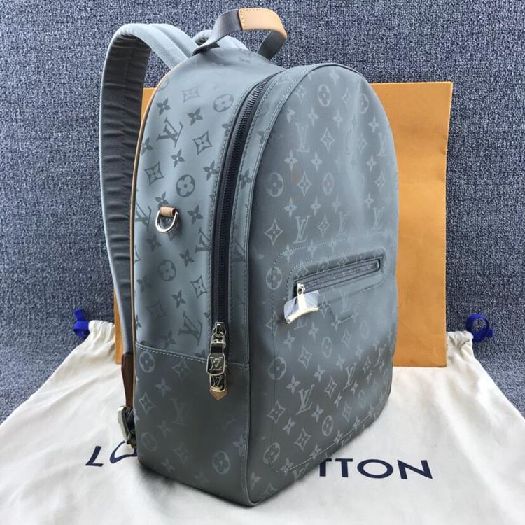 louis vuitton 路易·威登钛合金系列镭射老花男士双肩包