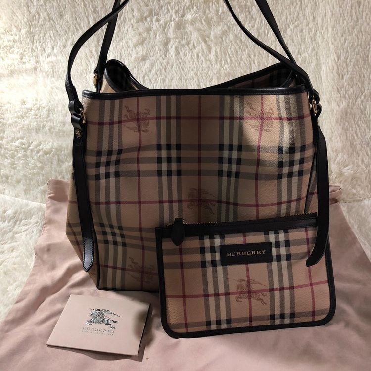 burberry 博柏利战马格纹女士托特包