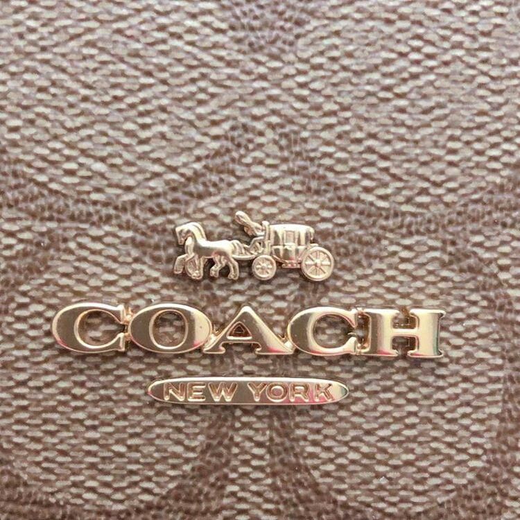 coach 蔻驰经典logo贝壳包