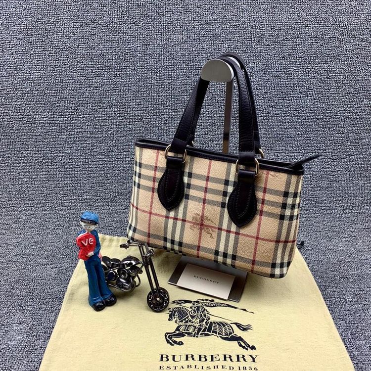 burberry 博柏利战马格纹手提包包