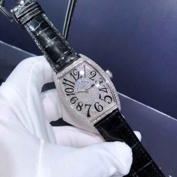 franck muller 法兰克穆勒2852 b qz rel后钻女士石英