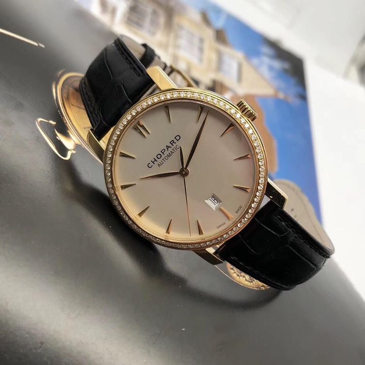 chopard 萧邦classic系列171278玫瑰金男士机械表