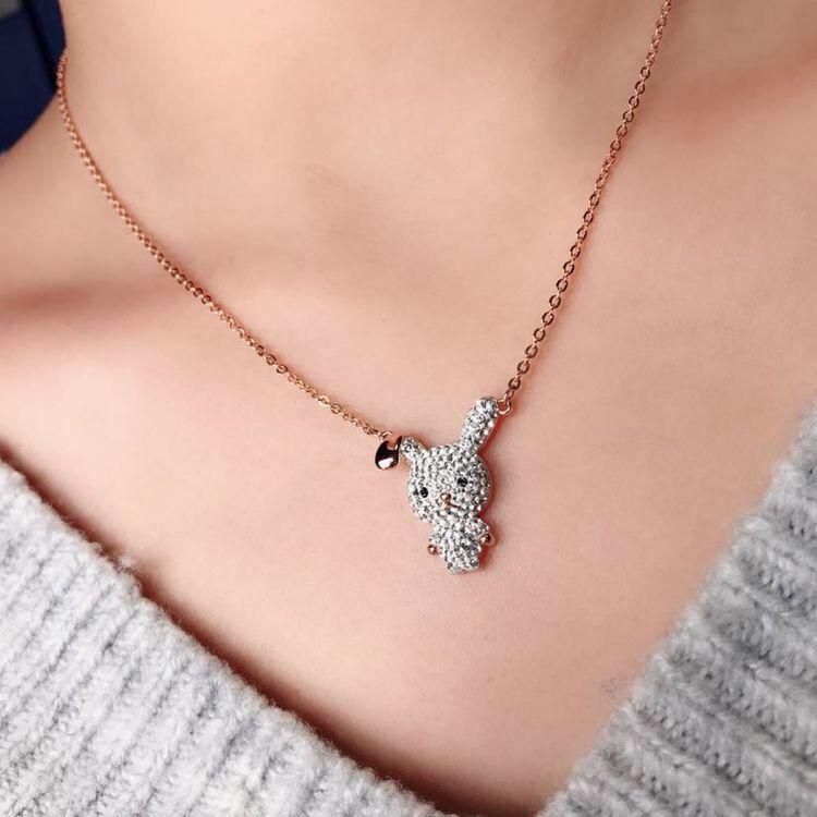 swarovski 施华洛世奇卡通兔子项链