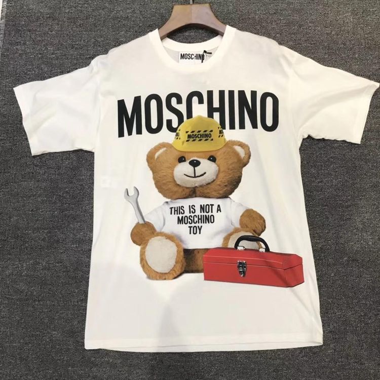 莫斯奇诺 男女爆款明星同款同款工具熊t恤衫
