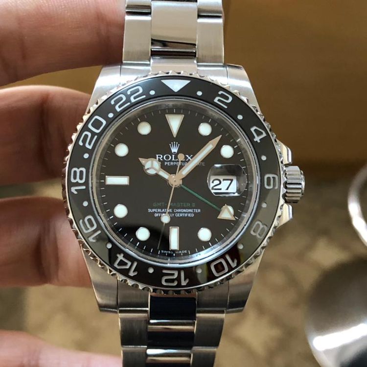 rolex 劳力士格林尼治型ii系列116710ln-78200男士自动机械表