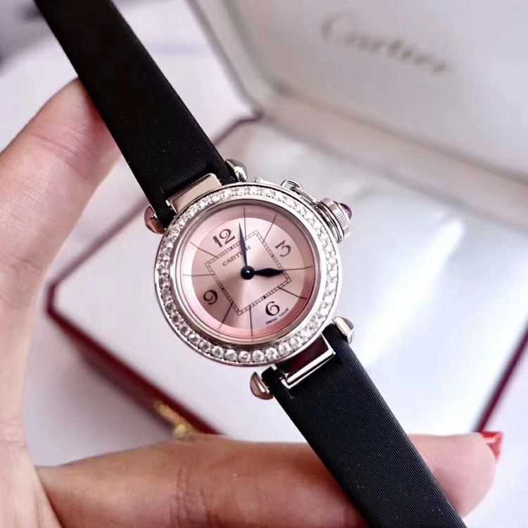 cartier 卡地亚帕莎系列小号27mm表径石英女表